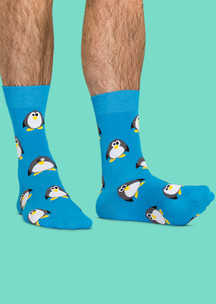 Цветные носки JNRB: Носки Довольный пингвин