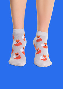 Цветные носки JNRB: Носки Рыжий хвост
