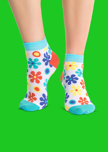 Цветные носки JNRB: Носки Яблони в цвету