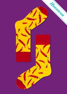 Цветные носки Funny Socks: Чемодан модных носков (с 21 парой)