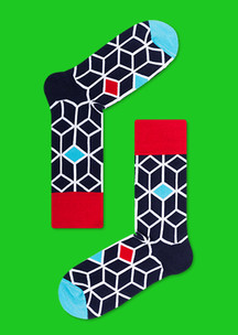 Строгий стиль (геометрия) JNRB: Носки Кубики льда