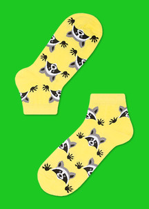 Короткие носки JNRB: Носки Желтый енот