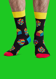 Цветные носки JNRB: Носки Кубик Рубика