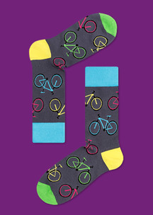 Цветные носки JNRB: Носки Велосипеды