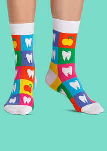 Цветные носки JNRB: Носки Зуб за зуб