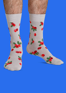 Цветные носки JNRB: Носки Калина красная