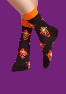 Цветные носки JNRB: Носки Злые духи