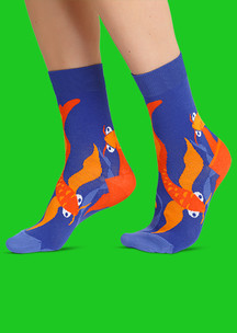 Цветные носки JNRB: Носки Рыбы