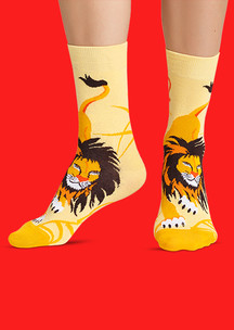 Цветные носки JNRB: Носки Лев