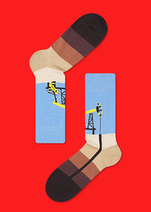 Разноцветные JNRB: Носки Нефтяника