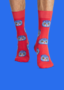 Цветные носки JNRB: Носки Шотландская вислоухая кошка