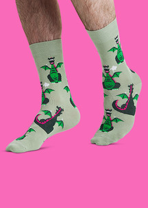 Цветные носки JNRB: Носки Дракоша