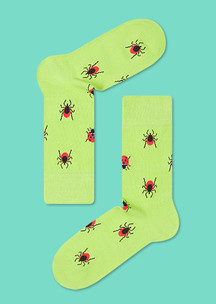 С букашками JNRB: Носки Таежный клещ