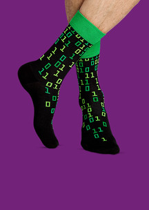 Цветные носки JNRB: Носки Матрица