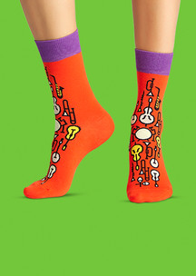 Женские красивые модные носки из хлопка купить в FunnySocks