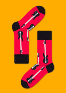 Красные JNRB: Носки Басгитарные