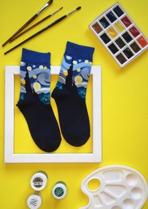 Цветные носки JNRB: Носки Звездная ночь