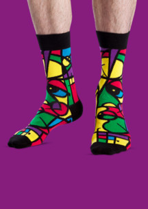 Цветные носки JNRB: Носки Кубизм-губизм