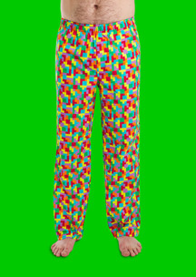 Цветные носки JNRB: Пижамные брюки Тетрис
