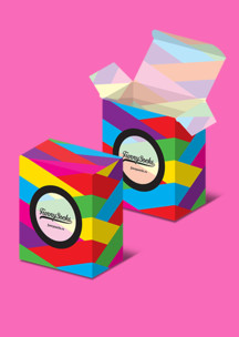 С геометрией Funny Socks: Коробка Чайнатаун для 2-х пар