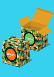 Разноцветные Funny Socks: Коробка Фавелы Рио для 4-х пар