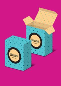 Подарочная упаковка Funny Socks: Коробка Вышеград для 2-х пар