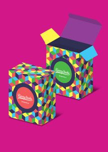Фиолетовые Funny Socks: Коробка Ла Бока для 2-х пар
