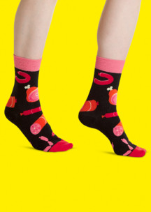 Цветные носки JNRB: Носки Колбасный цех