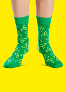 Цветные носки JNRB: Носки Кельтский трилистник