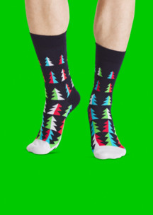 Цветные носки JNRB: Носки Ёлки-палки