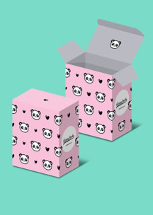 Подарочная упаковка Funny Socks: Коробка для 2-х пар Панда