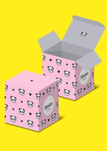 Funny Socks: Коробка для 4-х пар Панда