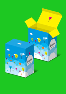 Funny Socks: Коробка для 2-х пар Витаю в облаках
