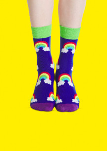 Цветные носки JNRB: Носки Большая радуга