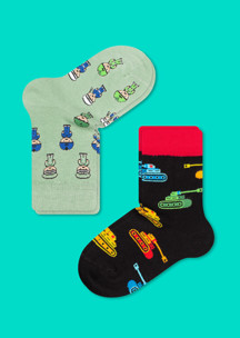 Цветные носки JNRB: Носки детские (2 пары) Танчики и солдатики
