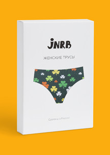 Цветные носки JNRB: Трусики Ирландский клевер