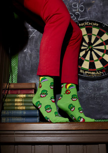 Цветные носки JNRB: Носки Зеленый волшебник