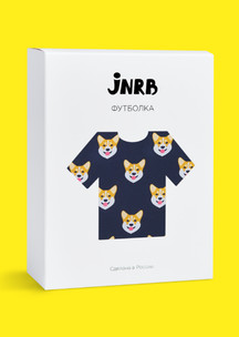 Цветные носки JNRB: Футболка мужская Корги