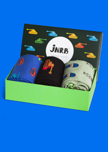 Цветные носки JNRB: Набор На поле танки