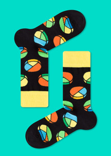 Цветные носки JNRB: Носки Круговые диаграммы