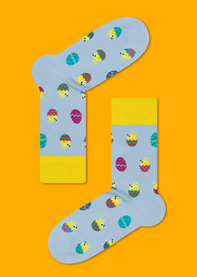 С орнаментом JNRB: Носки Нежные цыплята