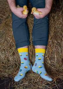 Цветные носки JNRB: Носки Нежные цыплята