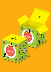 Подарочная упаковка JNRB: Коробка Милый котик для 4-х пар