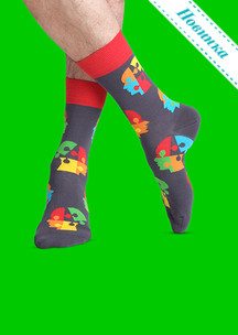 Цветные носки JNRB: Носки Мозговитые