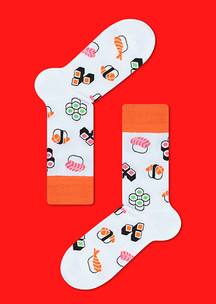 Цветные носки JNRB: Носки Суши ролы