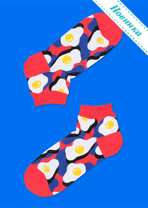 С орнаментом JNRB: Носки Жареные яйца