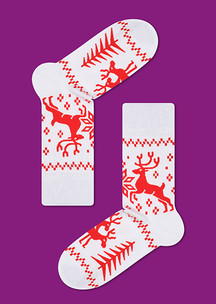 Новогодние носки JNRB: Носки Забавы у новогодней ёлки