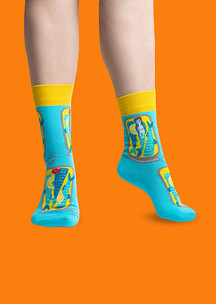 Цветные носки JNRB: Носки Кильки в масле