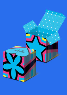 Со звездами Funny Socks: Коробка Микс для 4-х пар
