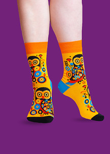 Цветные носки JNRB: Носки Восточная сова